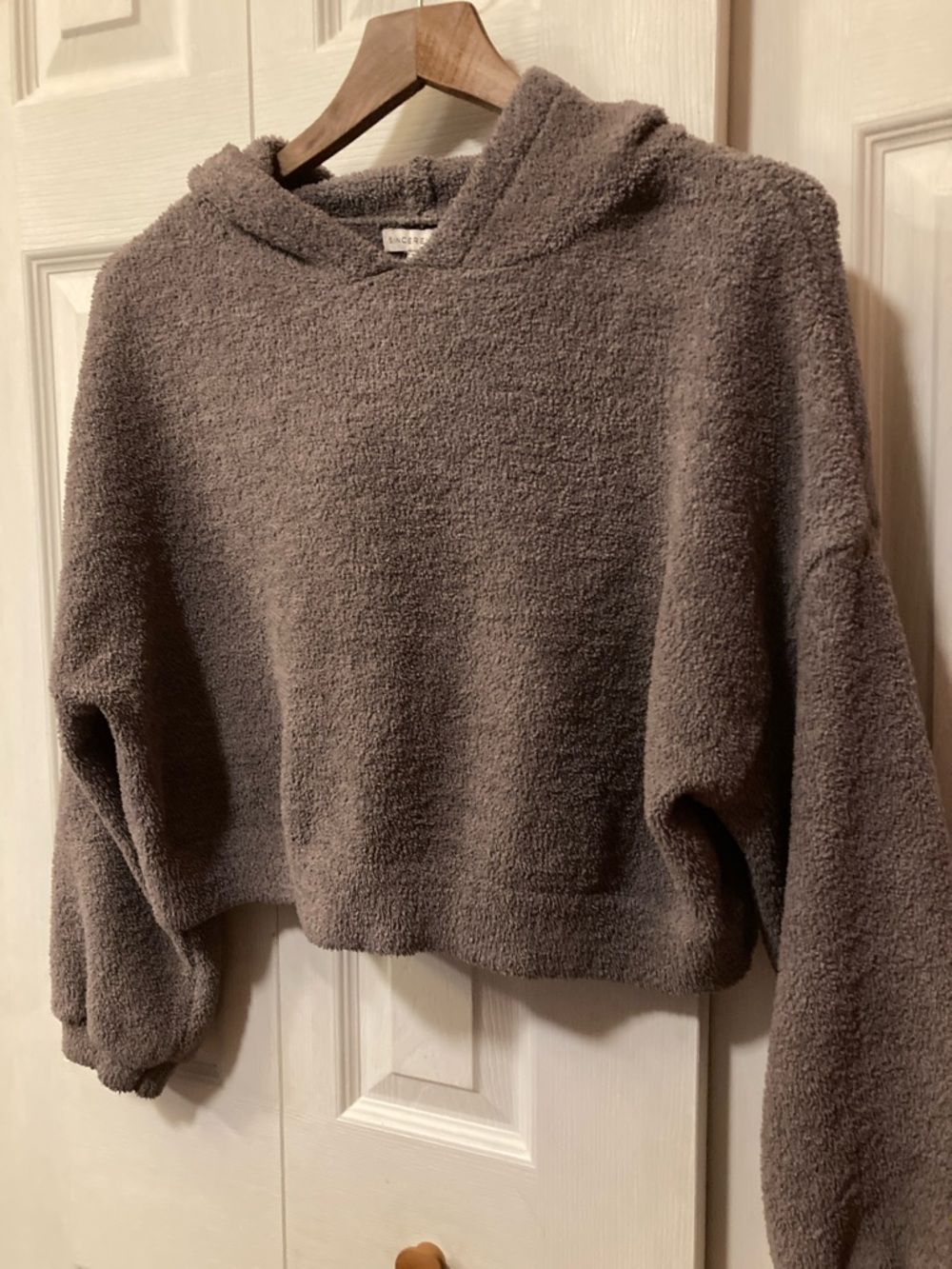 SINCERELY JULES Cropped Plush Hoodie-Great Condition! - Picture 5 of 6